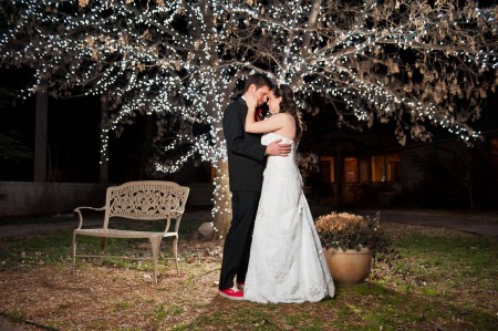 Love the lighted tree at Thunderbird Chapel in Norman, Oklahoma. #thunderbirdchapel #normanoklahoma #wedding