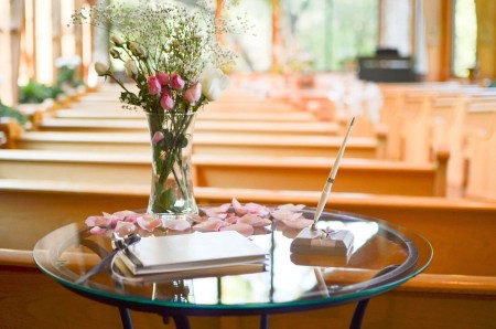 Wedding Guestbook at Thunderbird Chapel in Norman, Oklahoma. #thunderbirdchapel #normanoklahoma #wedding