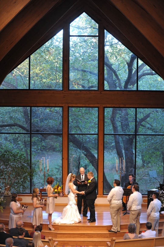 Beautiful wedding chapel in Norman, Oklahoma #thunderbirdchapel #normanoklahoma #wedding
