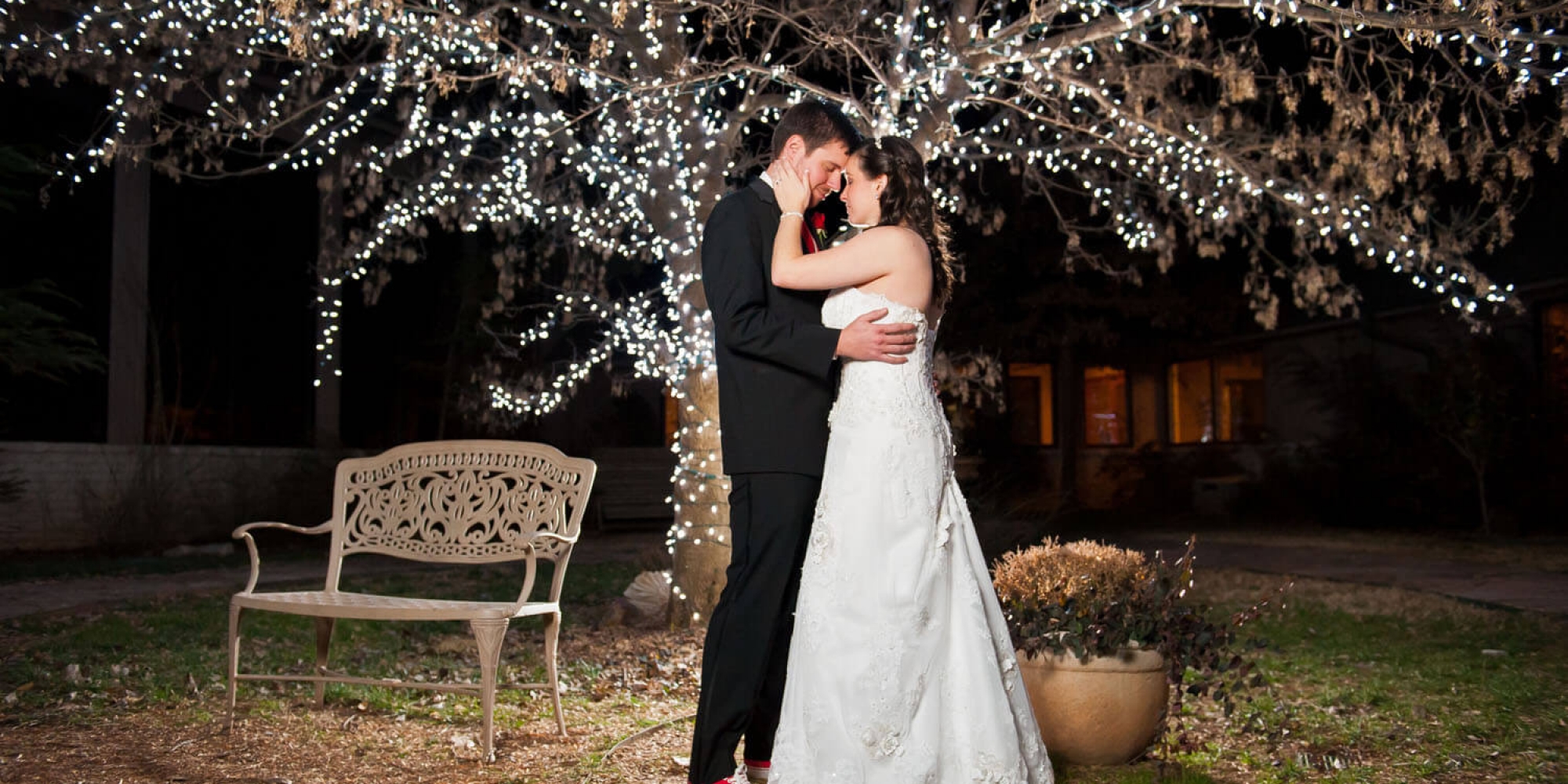 Gorgeous background for a wedding in Norman, Oklahoma #thunderbirdchapel #normanoklahoma #wedding